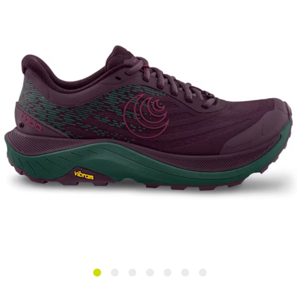 Women's Trail Running Shoes - Purple and Green, Topo Ultraventure Women’s 9